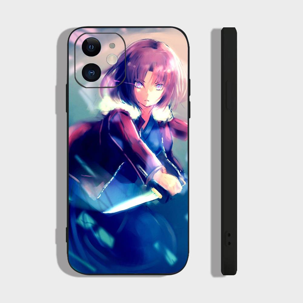 

Shiki Ryougi Animation The Garden Of Sinners Phone Case For IPhone 17 Air 16 15 14 13 Pro Max 11 12 Black Silicone Cover IPHONE 12