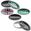 ABS 8.6cm Car Front Grille Trunk Badge Sticker Body For Land Rover Range Rover Evoque Discovery 3 4 Defender 4 Styling Sticker HY1