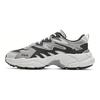 Fila Ferna Series Fern Grass Shoes Fabric Synthetic Leather Comfortable Lightweight Low Top Casual Shoes Men Sneaker Black Gray F12M411106FWL