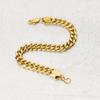 Punk 8mm Miami Curb Cuban Link Kette Armband Goldfarbe Edelstahl Handkettenarmband für Männer Frauen Schmuck Geschenk 2026