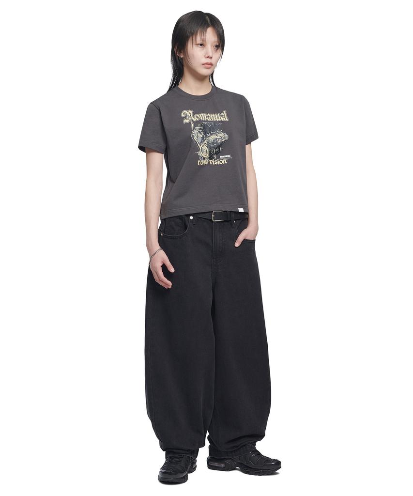 Nomaenyueol Nm Engine T-Shirt - Charcoal