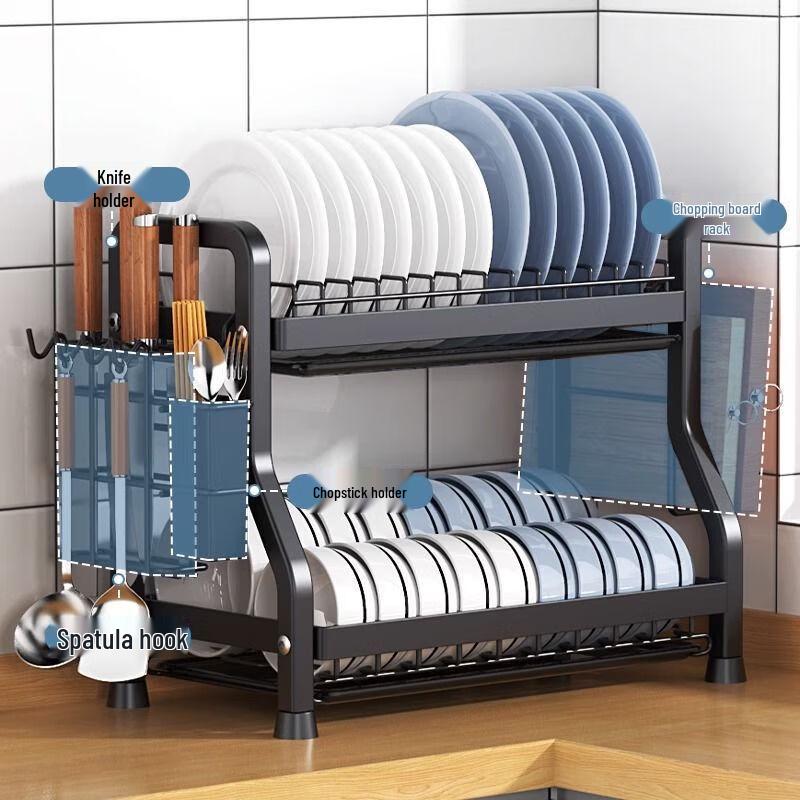 Miflame 3-Tier Stainless Steel Dish Drying Rack