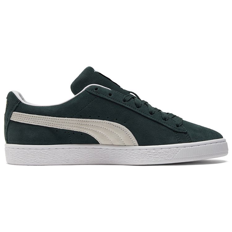 Puma Suede Classic 21 Green Gables Men Sneakers White 374915-16