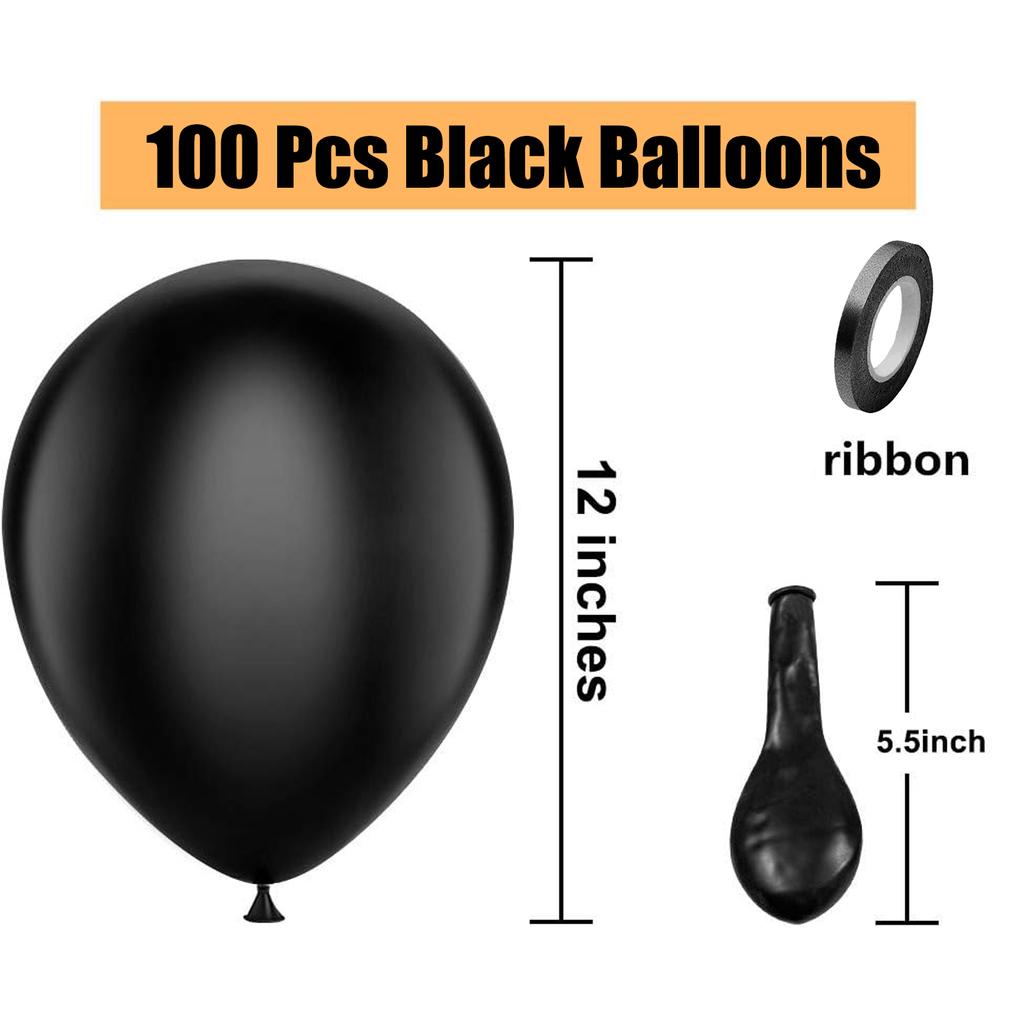 100PCS multi-color latex balloon set suitable for birthday parties, weddings, Valentine's Day party decoration