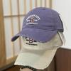 Soft-topped Baseball Cap Embroidered, One Black Beige Light Khaki, Deep Khaki Cotton for Men and Women