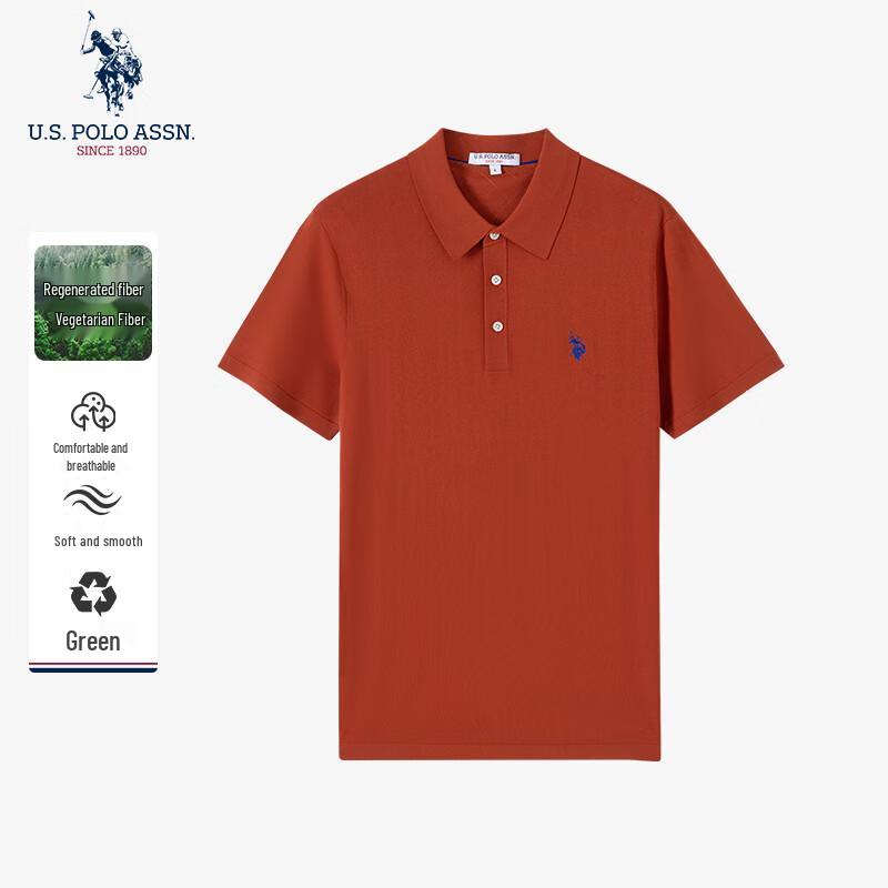 U.S. Polo Assn. Herren Eisseide Schnelltrocknendes Poloshirt