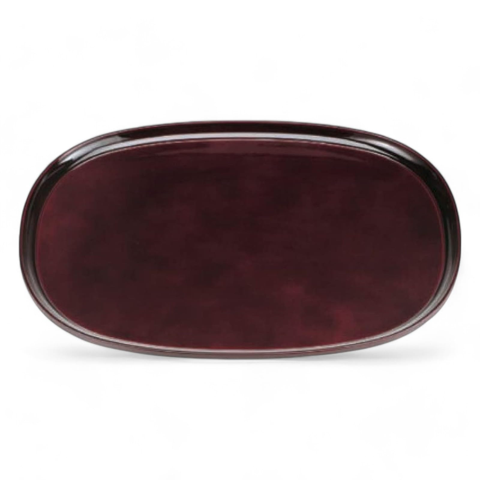 

Yasuragi Oban Tray featuring the design of lacquerware made in Japan J-kitchens (39cm) Bishamonten, (ABS resin),
