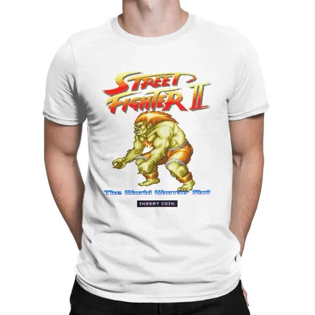 Street Fighhtter Sagat  Muay Thai Gaming Hadouken T Shirt for Men Casual Modal Tees Short Sleeve T Shirt Crewneck Tops