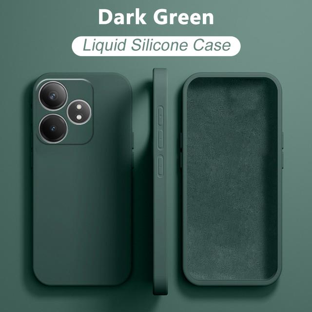 Liquid Silicone Case For Realme GT NEO 6 NEO6 SE GT6 GT6T 6T Liquid Silicone Case Global Version Full Body Camera Protect Case Cover Silicon