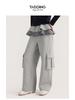 Tao Town Girls' 2025 Stylish Two-Piece Look Jumpsuit for Autumn/Spring
