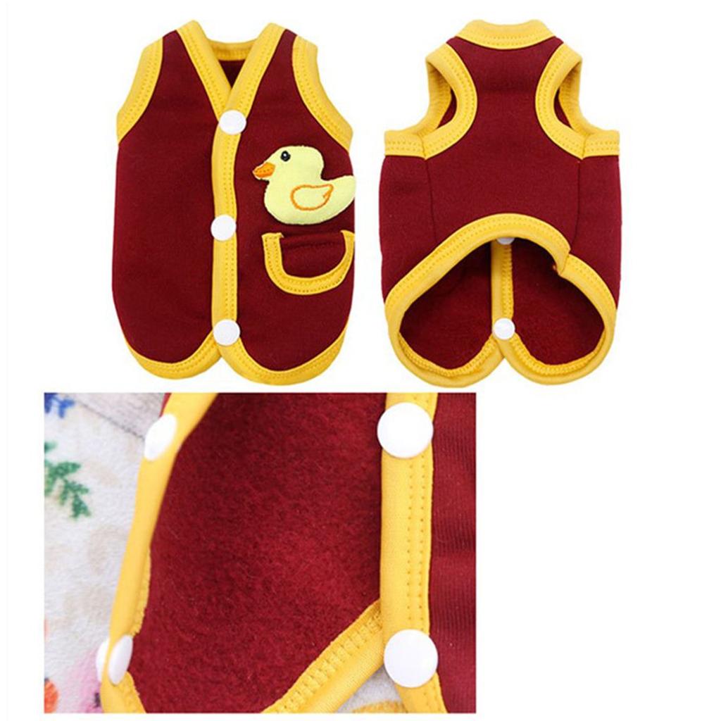 Guru Pet Comfortable Pet Vest Fleece Skinfriendly Fabric Autumn Lovely