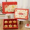5 Set Chinese Style Mid-Autumn Gift Box 6/8 Grids Egg Yolk Crisp Gift Box  Bakery Packaging