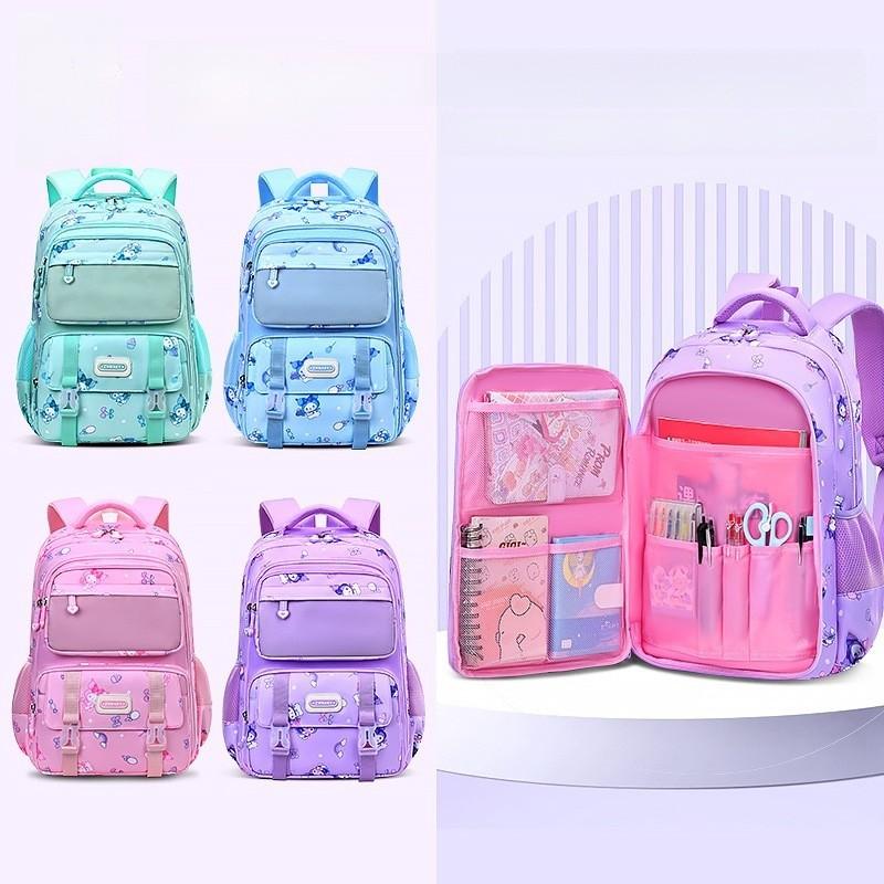 Kids School Backpack With Cushion Straps For Girls Educational Use