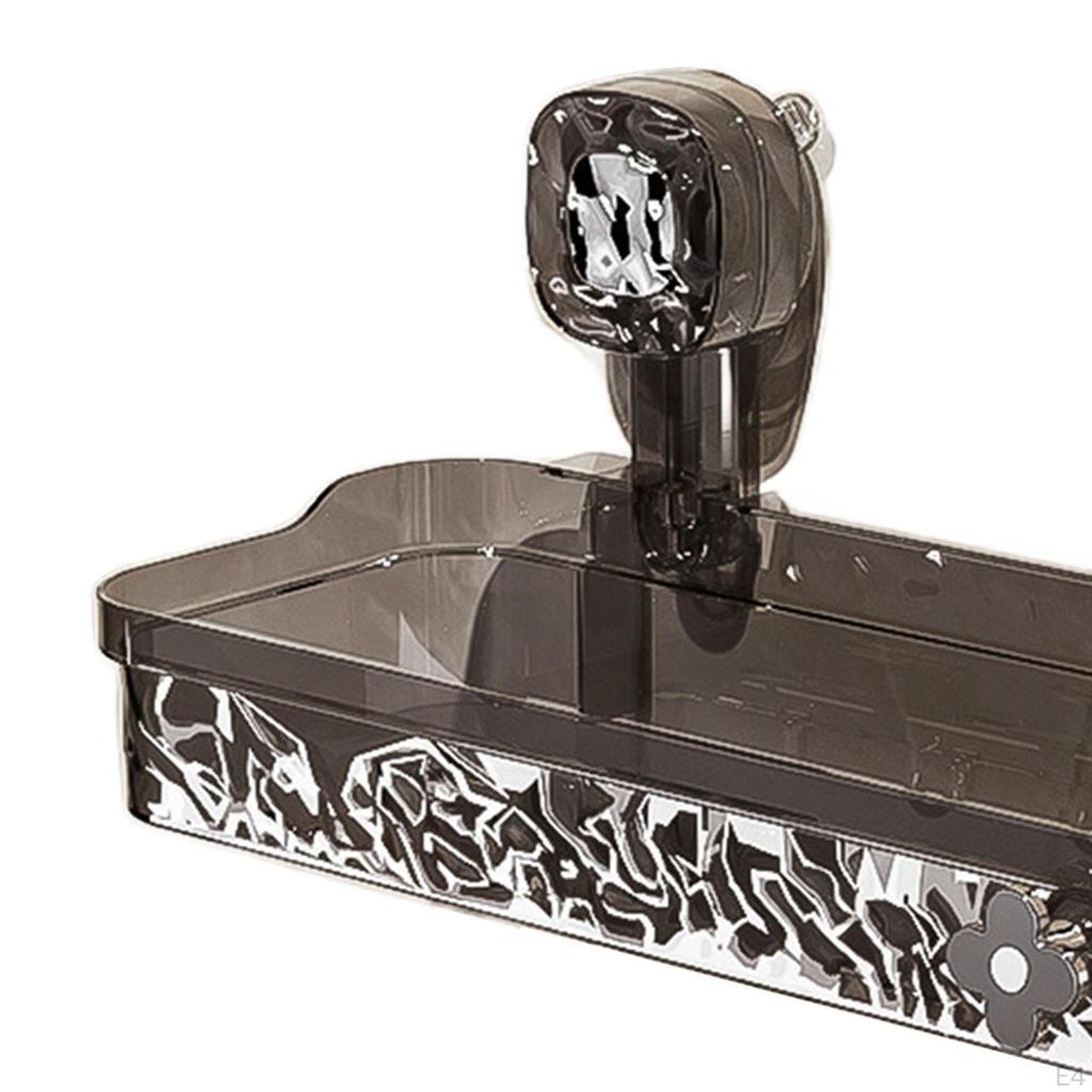 Bathroom Storage Rack Kitchen Organizer Multipurpose Toilet Shelf Suction Cup Shower