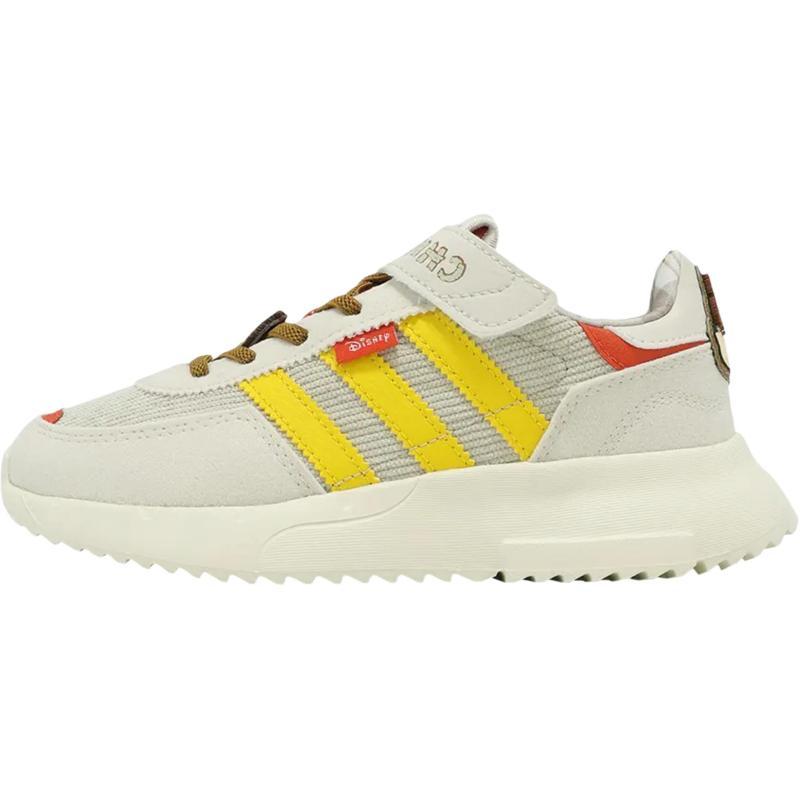 Disney X Adidas Originals Retropy F2 Low Top Kids Lifestyle Shoes Beige Yellow Kids' Sneakers IH3501