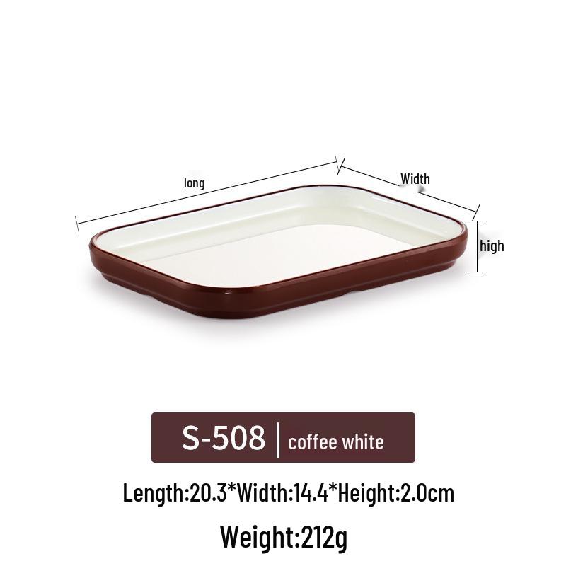 Melamine Rectangular Plastic Tray for Hot Pot & Sushi