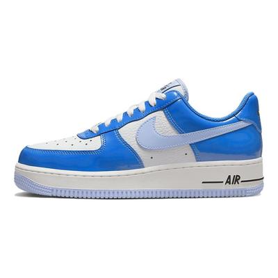 Air Force 1 07 Photo Blue Patent Women Sneakers Cobalt-Bliss Summit-White Black FJ4801-400