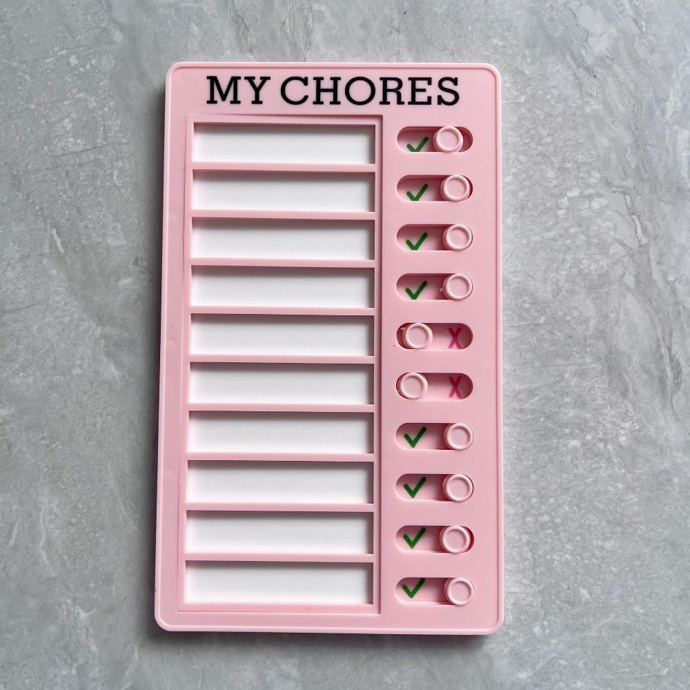 

Знімний щоденник-планувальник Багаторазовий контрольний список для самодисципліни Високоякісна дошка для планування завдань Pink