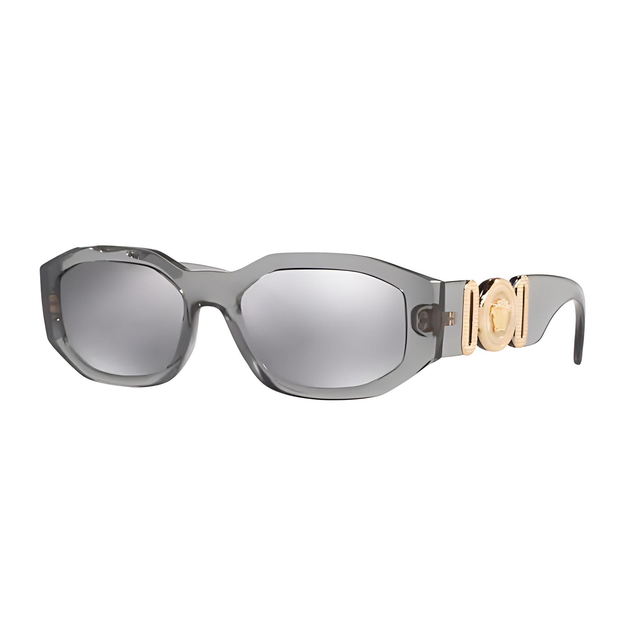 Versace Fashion Irregular Shape Sunglasses Unisex sunglasses Gray VE4361311/6G Basic Packaging