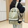 Japanese Casual Backpack Large Capacity Male and Female High School Students Schoolbag Letter Travel Bag Sports Backpack