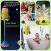 Space Rocket Sprinkler Children's Rotating Flying Water Toy Outdoor Water Pressure Lift Off Sprinkler
