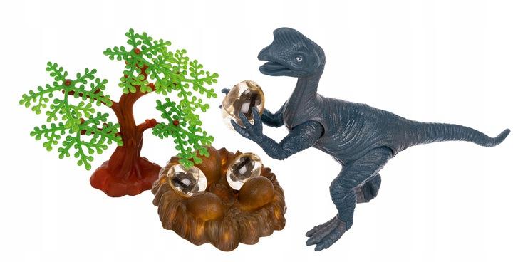 Mega Dinozaur T-Rex Chodzi Ryczy Świeci Znosi Jaja