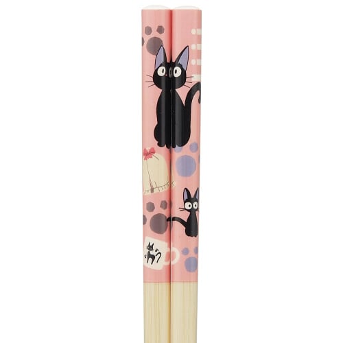 Skater Bamboo Safety Chopsticks, 21cm, Kiki's Delivery Service, Jiji, Studio Ghibli, ANT4