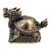 Vintage Creative Personality Auspicious Metal -drop Dragon Turtle Windproof with Lid Anti-flying Ash Large Ashtray