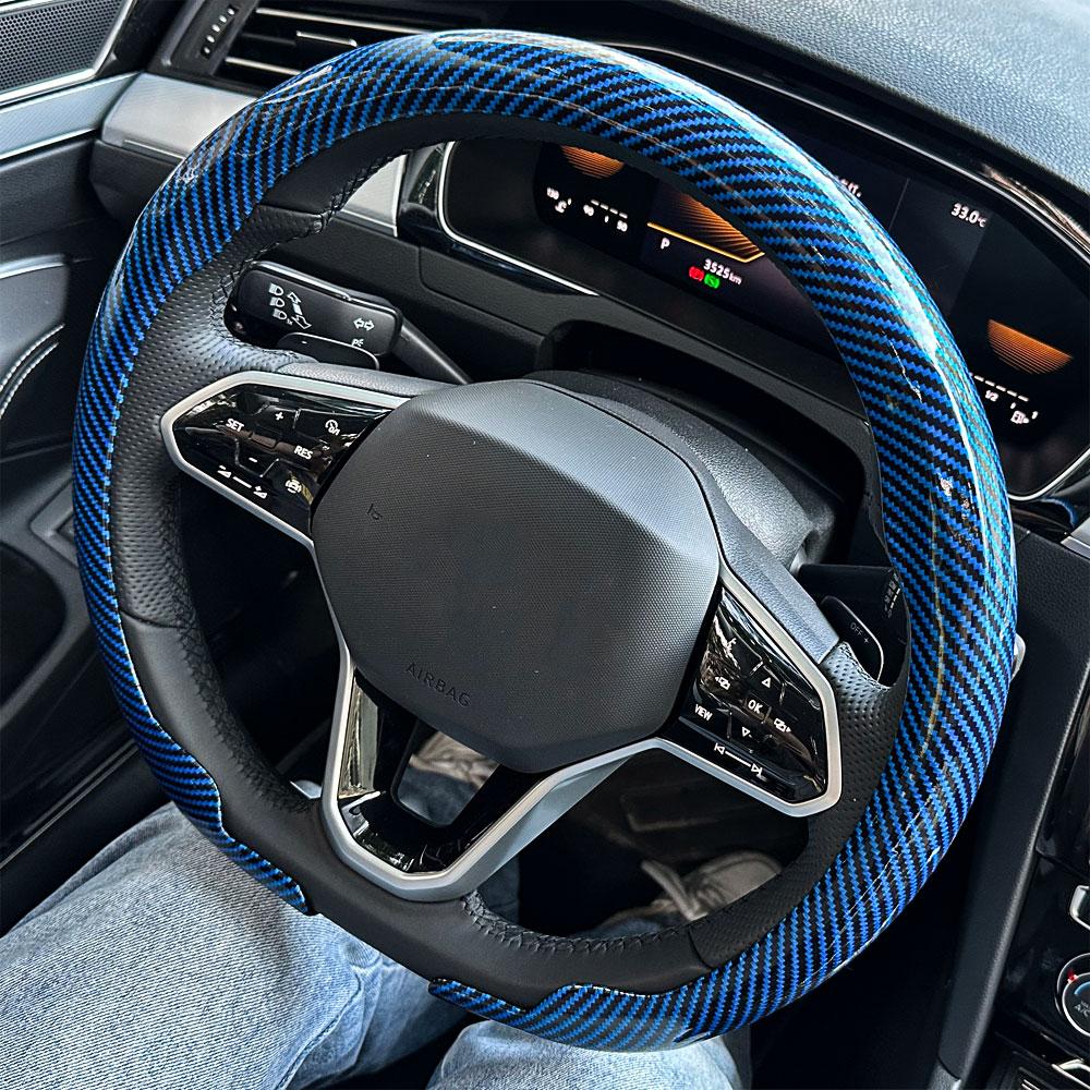 For Kia Ultra-Thin Breathable Leather Steering Wheel Cover For Ceed Picanto Sportage Ev3 Rio Cerato Stonic Niro Morning Sorento