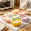 5pcs Air Fryer Baking Ramekins,Premium Food-Grade Silicone Mold Cups,Easy Release Nonstick Bakeware Set,for Eggs,Muffins,Cupcake