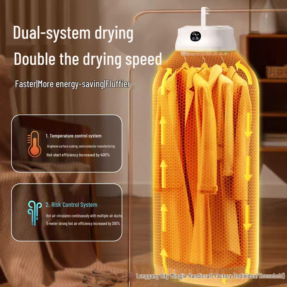 Armoire Séchante et Repassage de Voyage Portable: Machine à sécher rapidement les vêtements