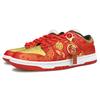 Nike Dunk Low Top Skateboard Shoes Unisex Gold Red FD9762-061(Team79-)