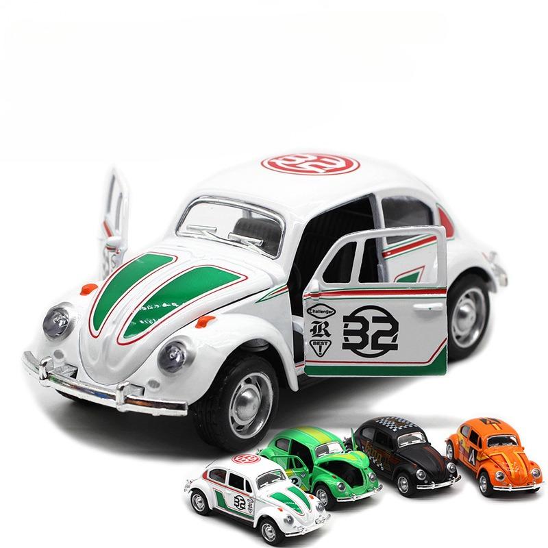 1:32 Käfer Legierung Auto Diecasts Metall Klassisches Spielzeugmodell Mit Rückziehfunktion Fahrzeuge Für Kinder Geschenke