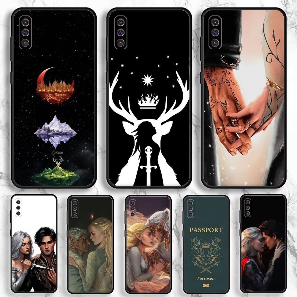Throne Of Glass Phone Case For Samsung Galaxy A13,A21s,A22,A31,A32,A52,A53,A71,A80,A91 Soft Black Phone Cover