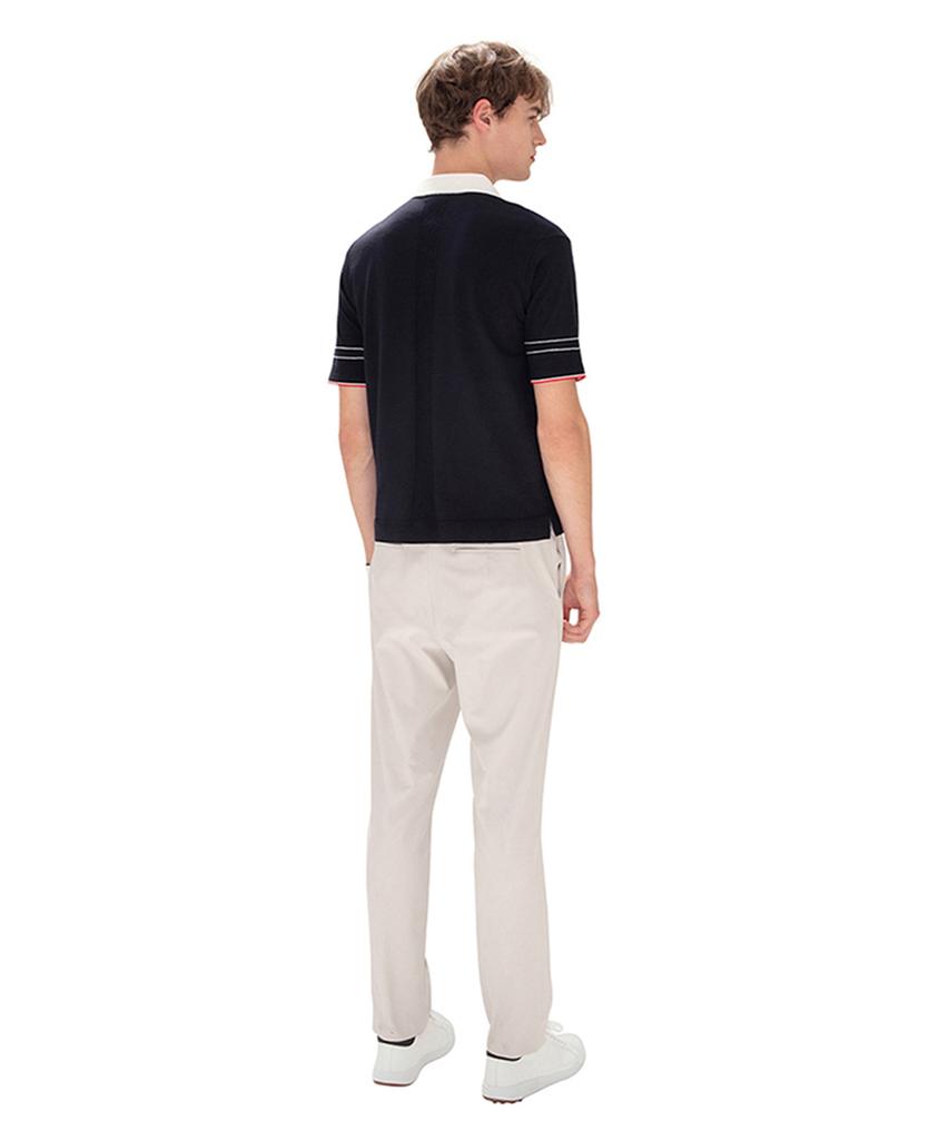 AVEN Classic Hampton Knit Polo Shirt Navy