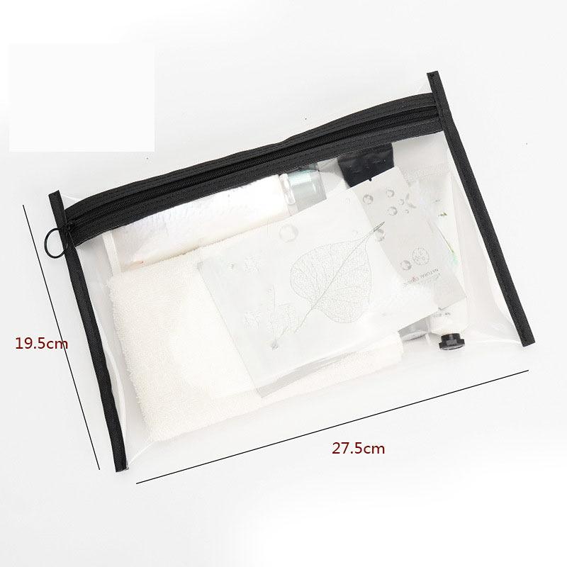 Jednoduchá voděodolná PVC taštička na make-up Módní průhledná kosmetická taštička Ženy organizér na make-up Toaletní taštička Cestovní taška na kosmetiku