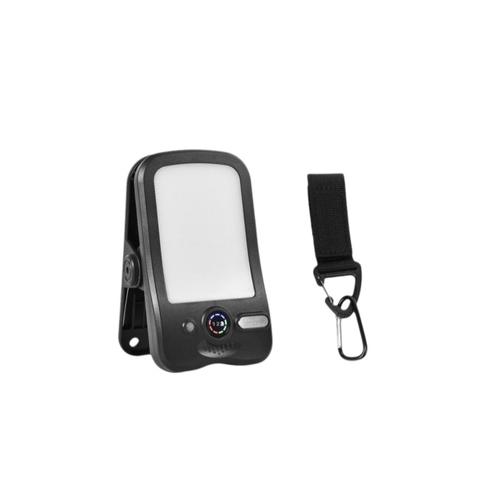 Digital Display Solar Camping Clip Light Long-Lasting Lighting Ultra Long Endurance Portable Camping Light Rechargeable
