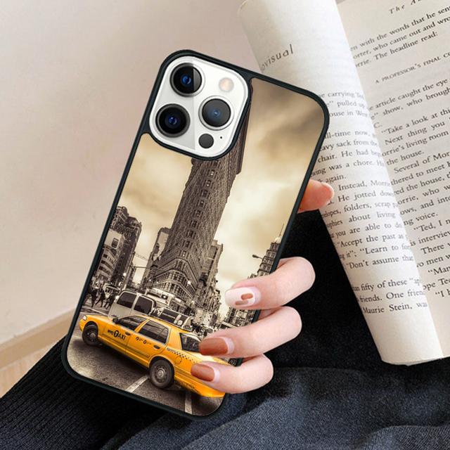 NEW YORK AMERICAN CITY Phone Case Back Cover for iPhone 17 Air 16 15 14 13 11 12 Pro Max Plus Fundas Coque