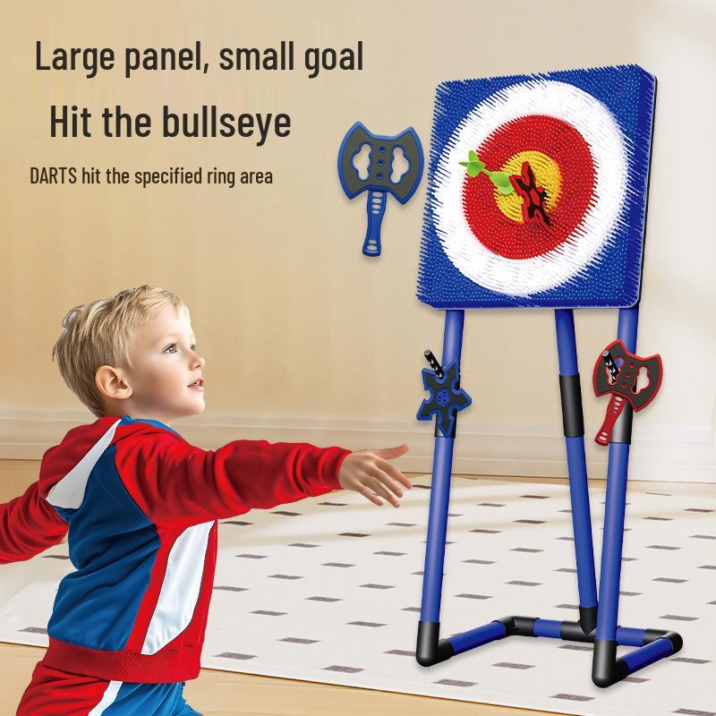 Children's Indoor/Outdoor Axe Target Dart Stand - Stress Relief & Parent-Child Competition Toy
