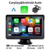 HIPPBQCC Car Radio 7 Inch CarPlay Android Auto Multimedia Video Player IPS Touch Screen AUX Input Bluetooth MirrorLink Universal