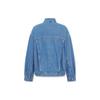 Levis Solid Color Single-Breasted Button Collar Long Sleeve Denim Jacket Women Jackets Blue A1743-0042