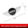Mini Car Metal Hood & Rear Emblem Sticker Set
