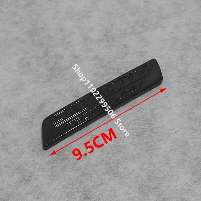 SKYACTIV For Mazda 2 3 5 6 7 CX-5 CX-50 CX-30 CX-60 CX-60 SKYACTIV G AWD 2.5 black Rear Trunk Tail Logo Sticker Emblem Decal NT1