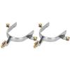 1Pair Stainless Steel West Style American Type Unisex Not Rust Spurs Accessories