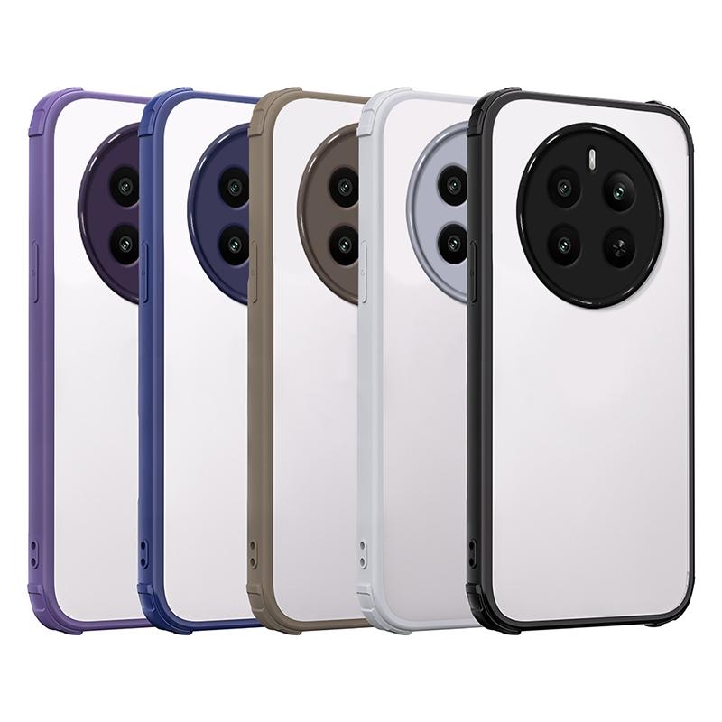Luxury Transparent Shockproof Armor Case For Realme 5 5i 5s 6i 11 11x For Realme 12 Pro Plus 12X 12 Lite Clear Bumper Hard Cover