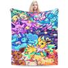 Cartoon Pokemon  Blanket Quality Soft Warm  Bedding Throws Winter Boy Girl Living Room Funny Bedspread