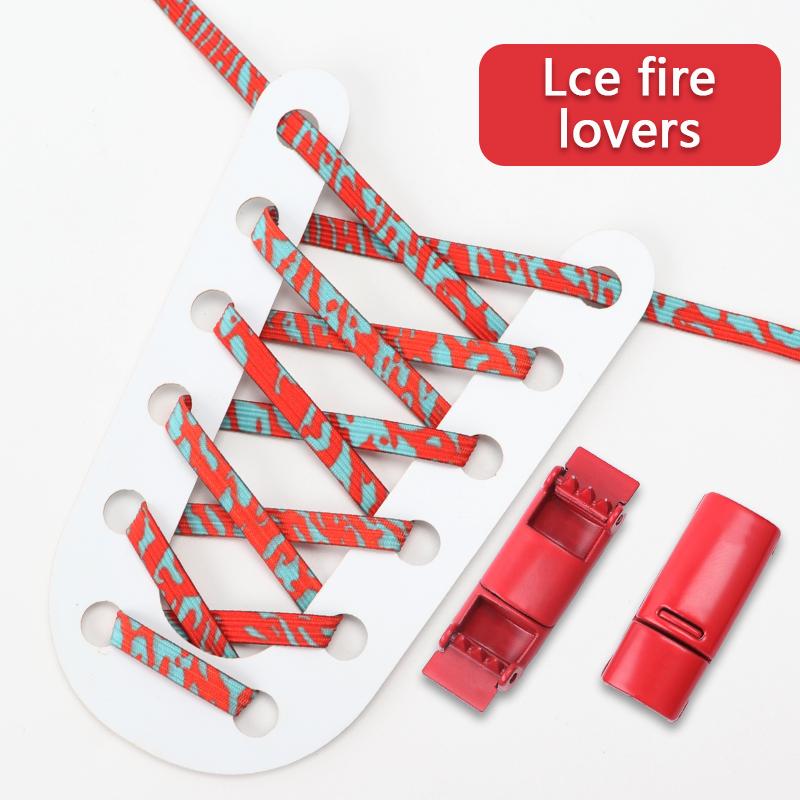 NR.8 1 Par Rainbow Skosnören Magnetisk metalllås Elastiskt skosnöre Inga knytsnören Skosnören Barn Vuxen Snabbspets gummiband Skosnören