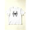Unisex Spider Graphic Short Sleeve Tshirt Polyester Casual Streetwear Tee Retro Spider Print Fashion Crew T Shirt For Daily Wear