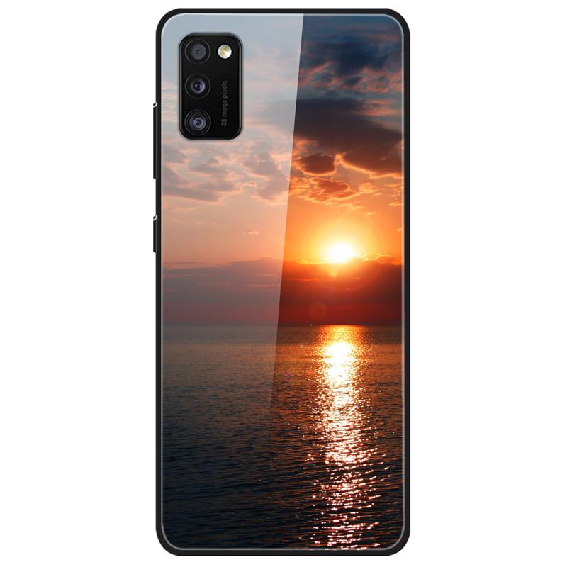 Tempered Glass Hard Case for Samsung Galaxy M31s M21s M31 M21 M51 Phone Cover Protective M 21s Fundas Fashion M 31s
