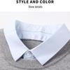 Hengyuanxiang Men's Faux Two-Piece Knitted Shirt